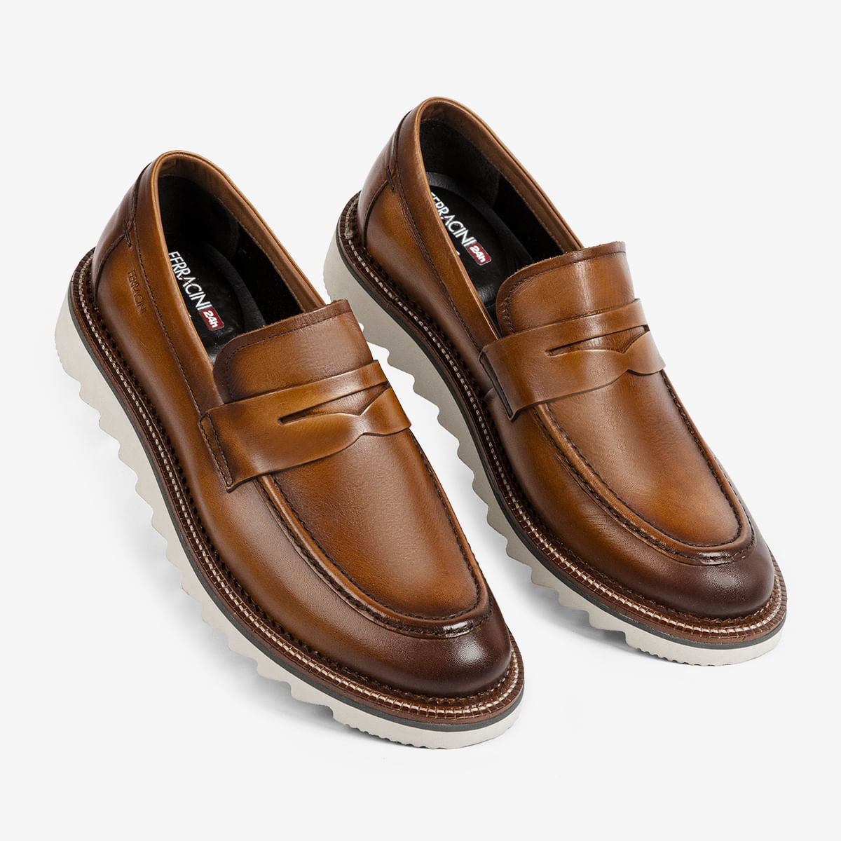 Sapato Ferracini Masculino Whisky Filadélfia