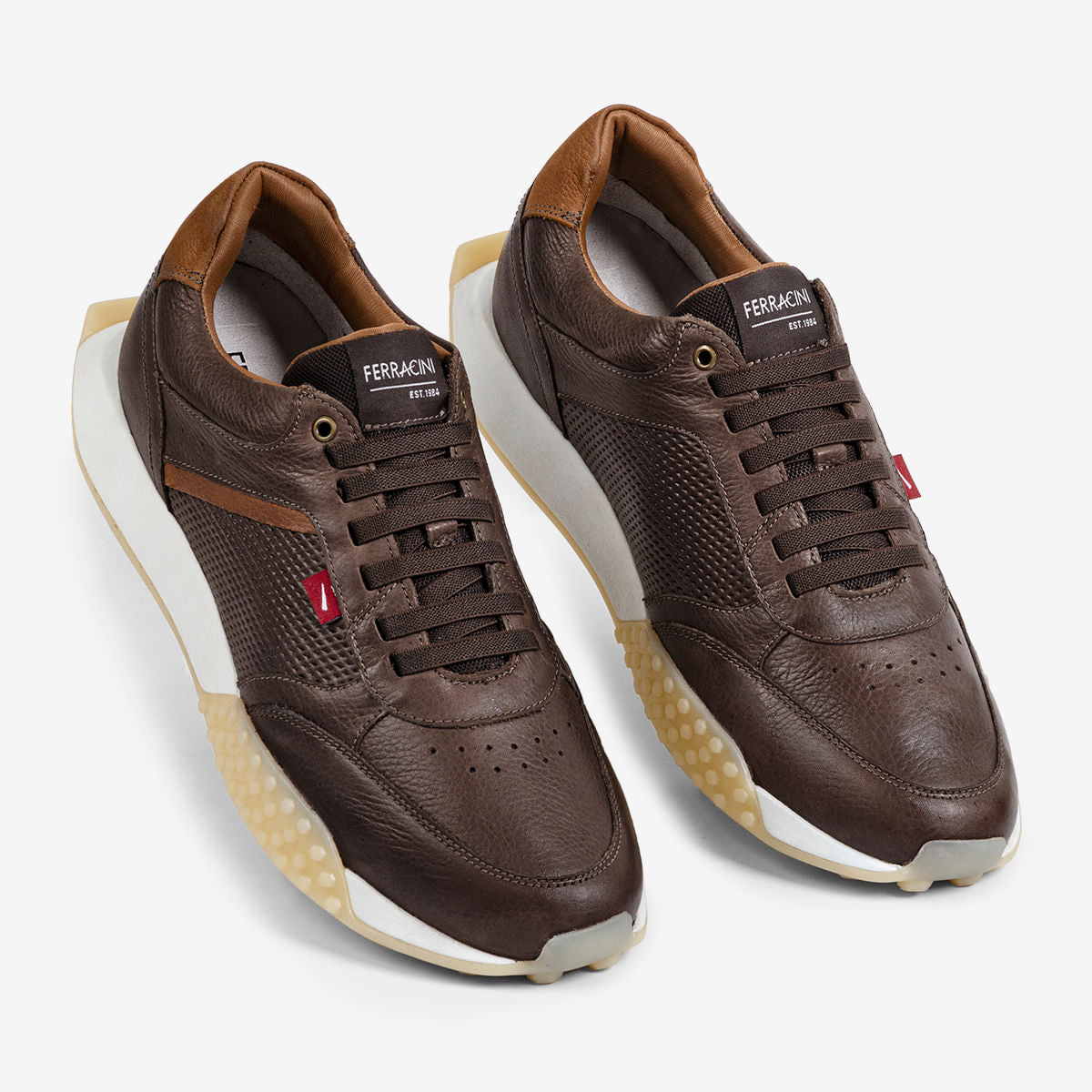 Sneaker Ferracini Masculino Café Racer