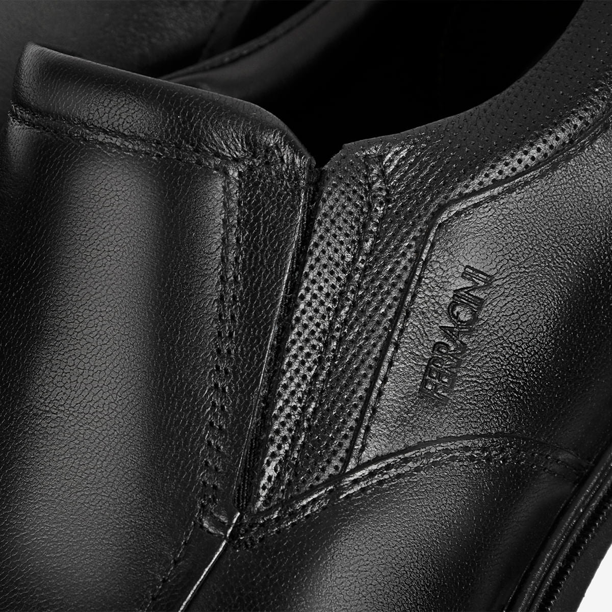 Sapato Ferracini Masculino Preto Berlim