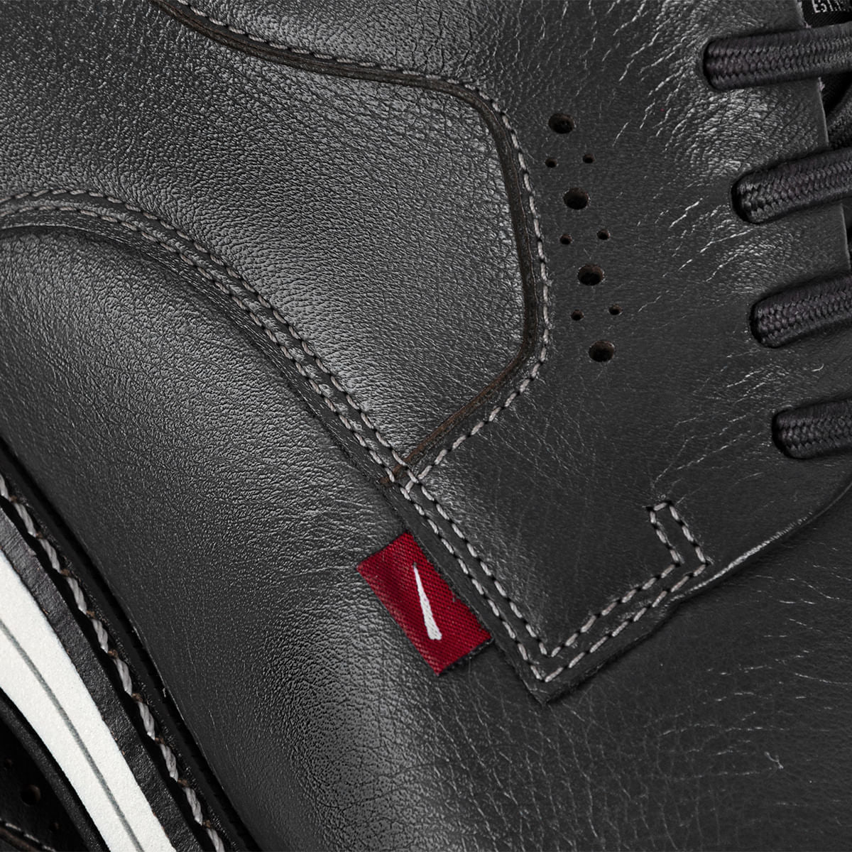 Sapato Ferracini Masculino Chumbo Kingston