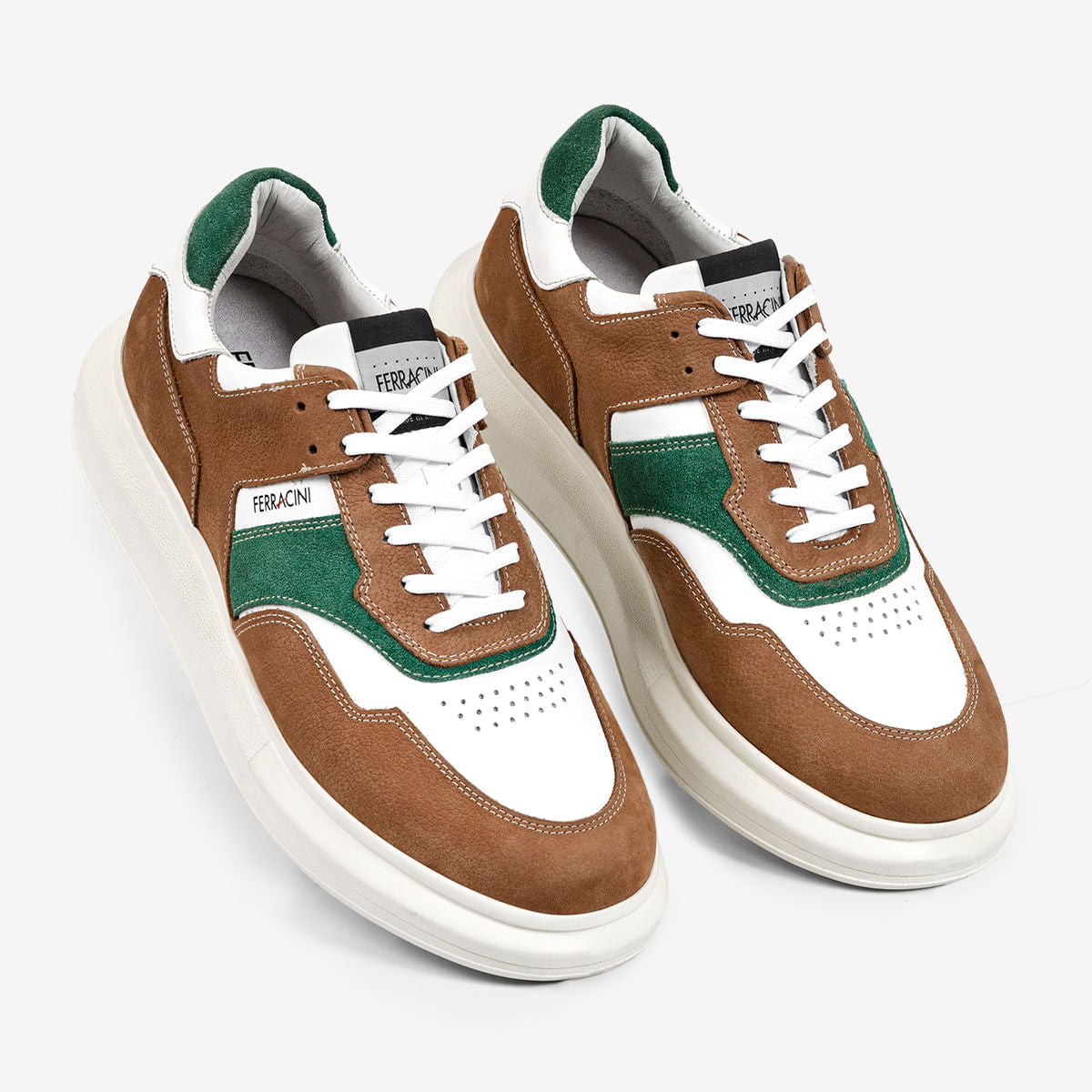 Sneaker Ferracini Masculino Caramelo Impulse