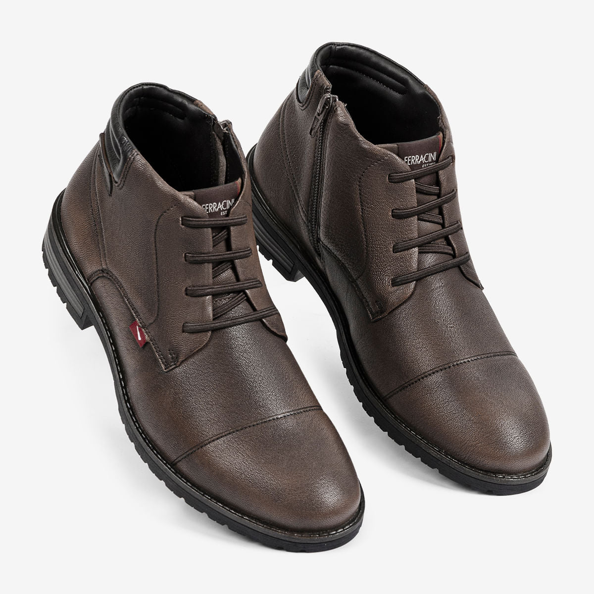 Bota Ferracini Masculina Tabaco Bagdá