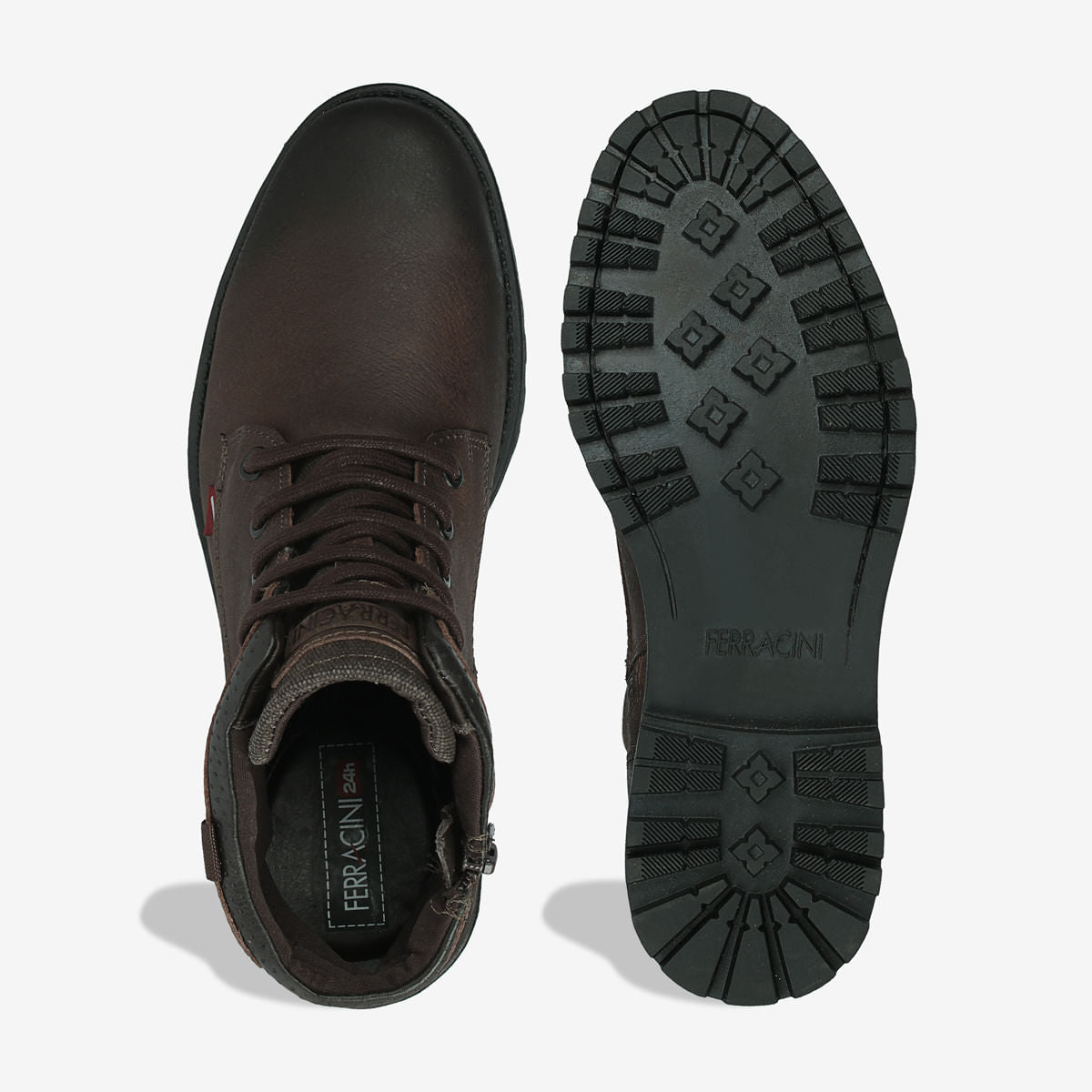 Bota Ferracini Masculina Café Cross