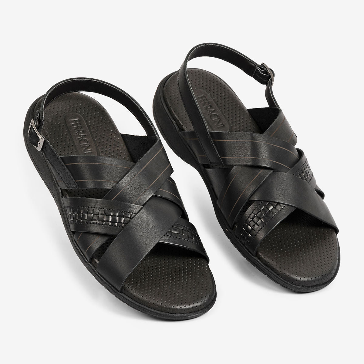 Sandália Ferracini Masculina Preta Lancer