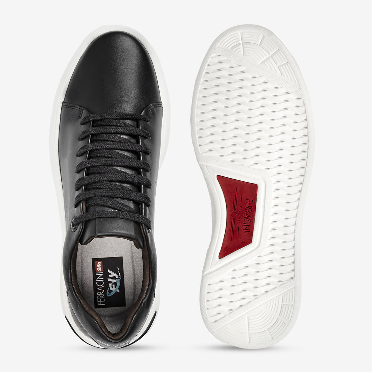 Sneaker Ferracini Masculino Buzios Preto