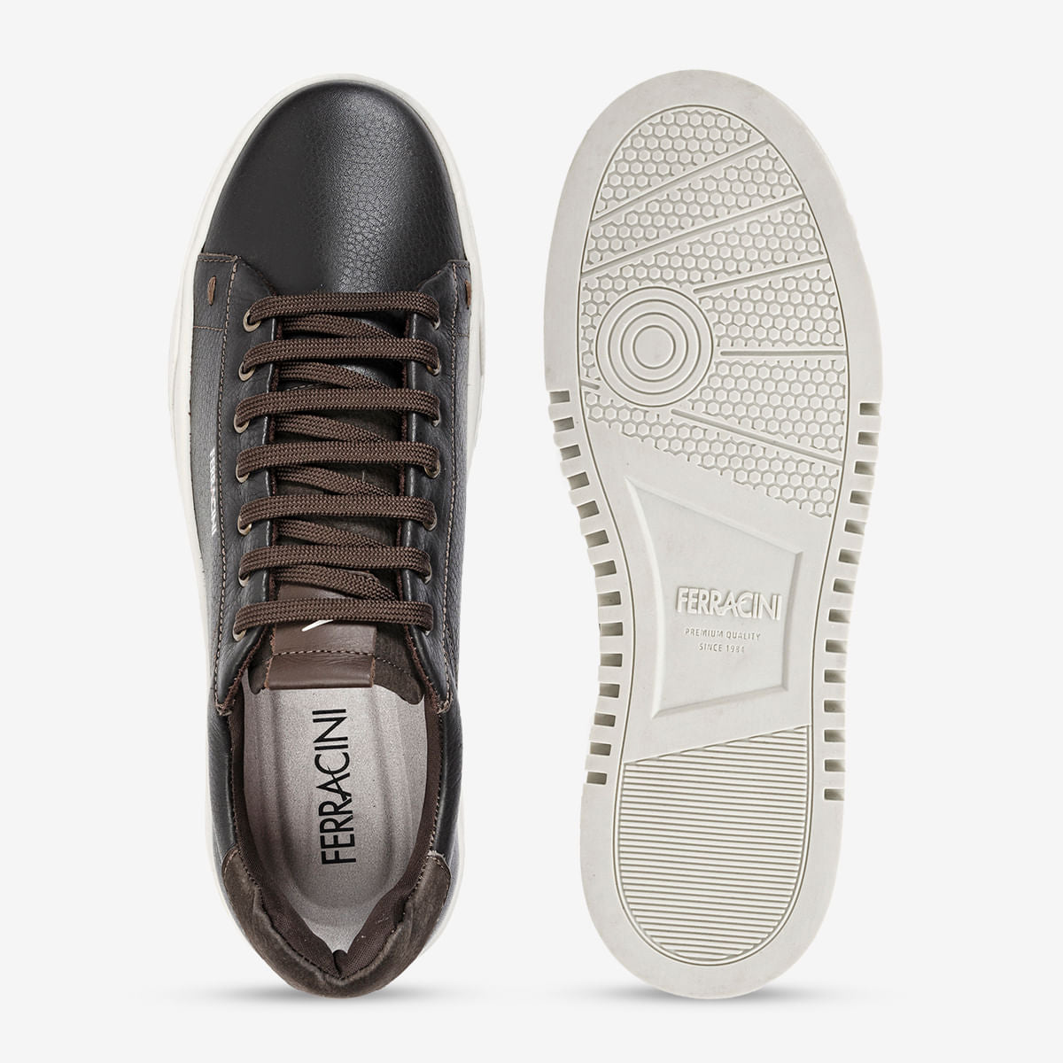 Tênis Ferracini Masculino City Chocolate