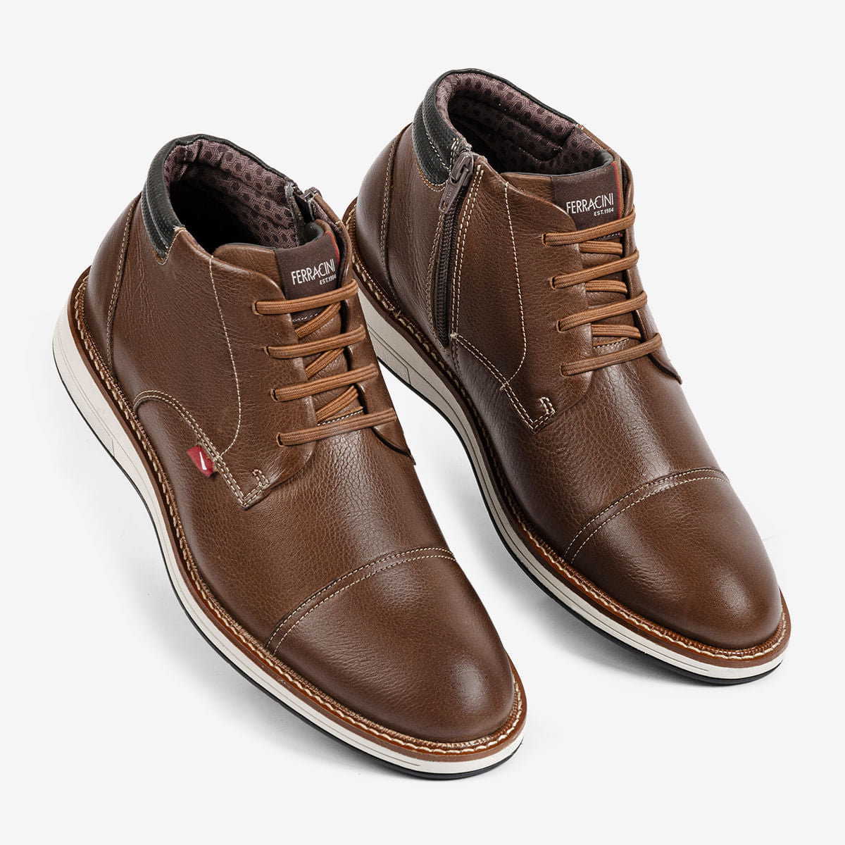 Bota Ferracini Masculina Tabaco Kingston