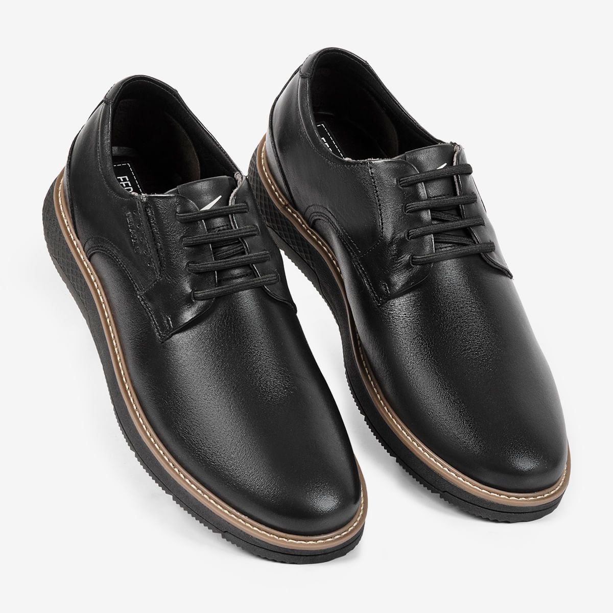 Sapato Ferracini Masculino Preto Wembley